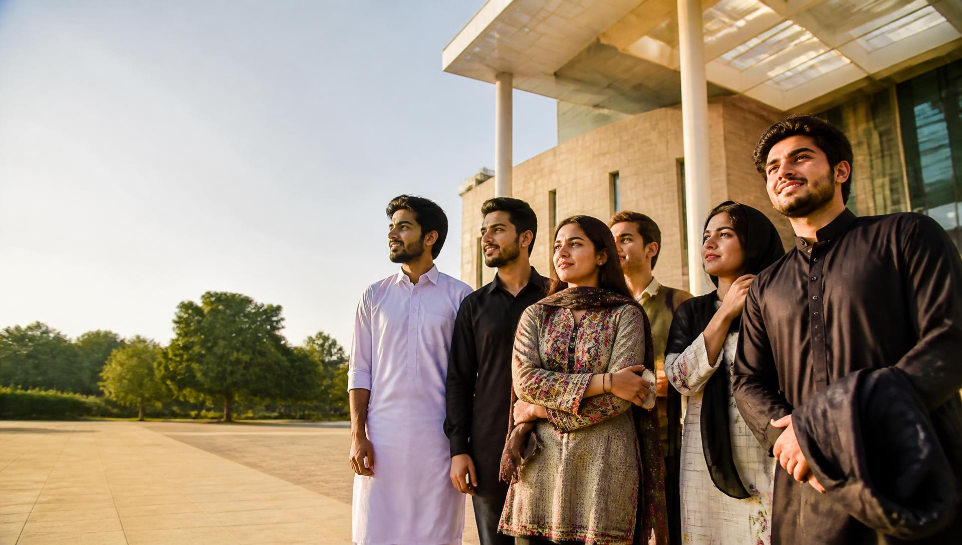 Young Pakistanis participating in a United Youth Pakistan community event